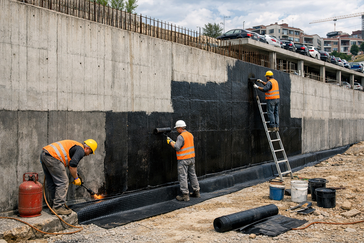 Perde Duvar Su İzolasyonu
